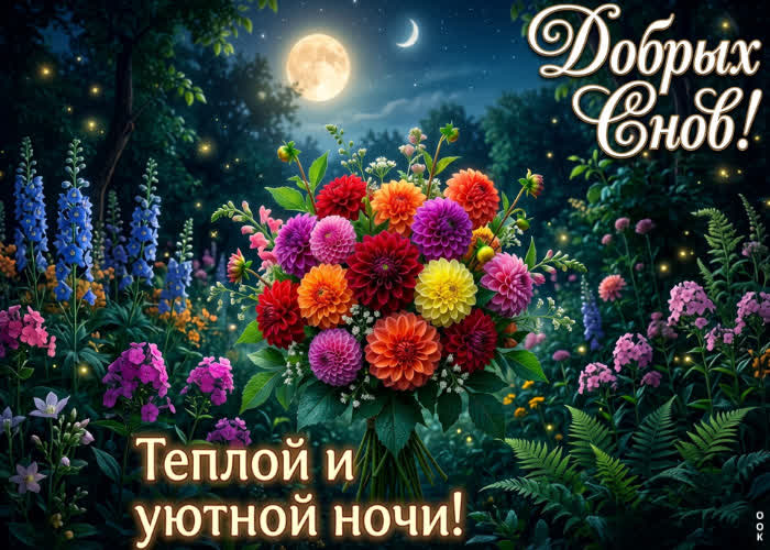 Postcard теплой и уютной ночи!!