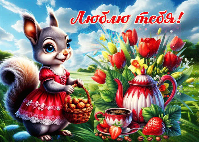 Picture удивительная весенняя открытка люблю тебя