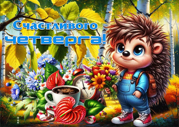 Picture вдохновляющая, гармоничная осенняя гифка счастливого четверга