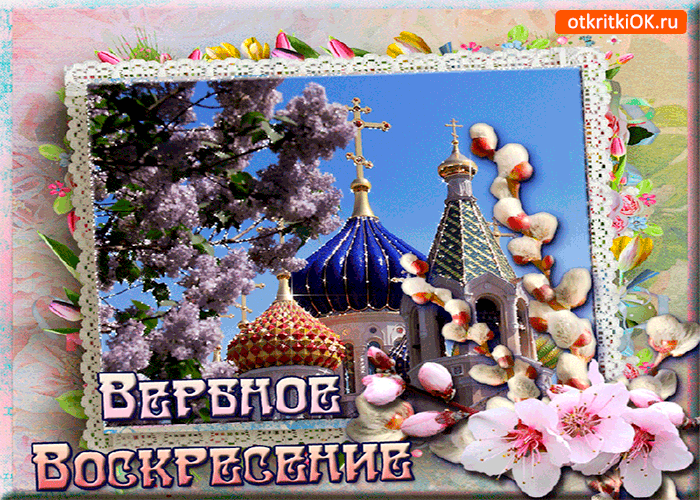 Картинка вербное воскресенье - всех поздравляю