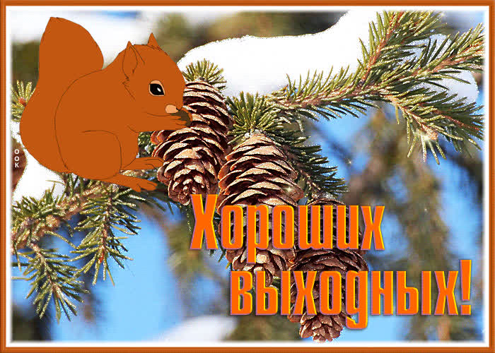 Картинка видео открытка хороших выходных