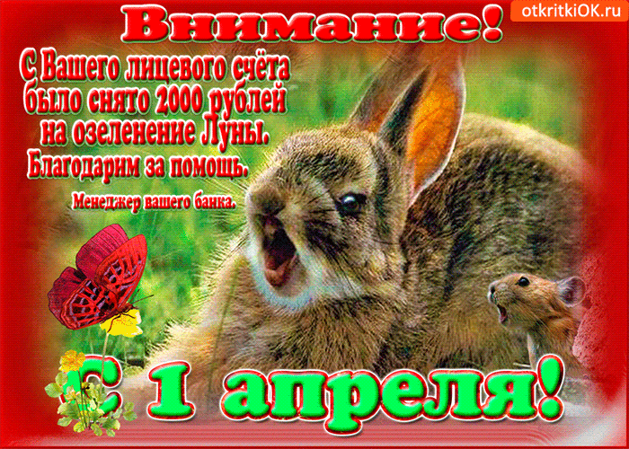 Картинка внимание, поздравление для вас с 1 апреля