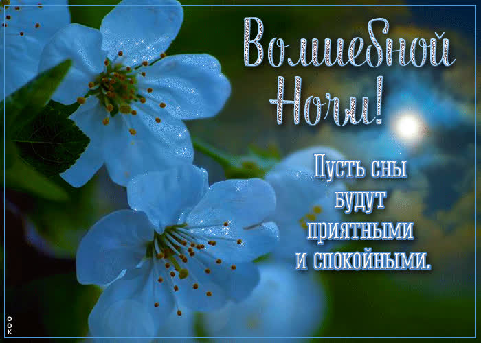 Picture волшебной ночи! пусть сны будут приятными и спокойными
