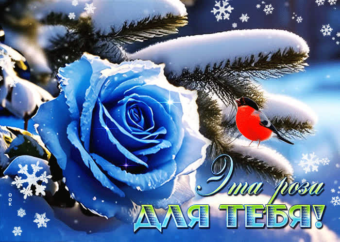 Picture восхитительная и прекрасная гиф-открытка эта роза для тебя
