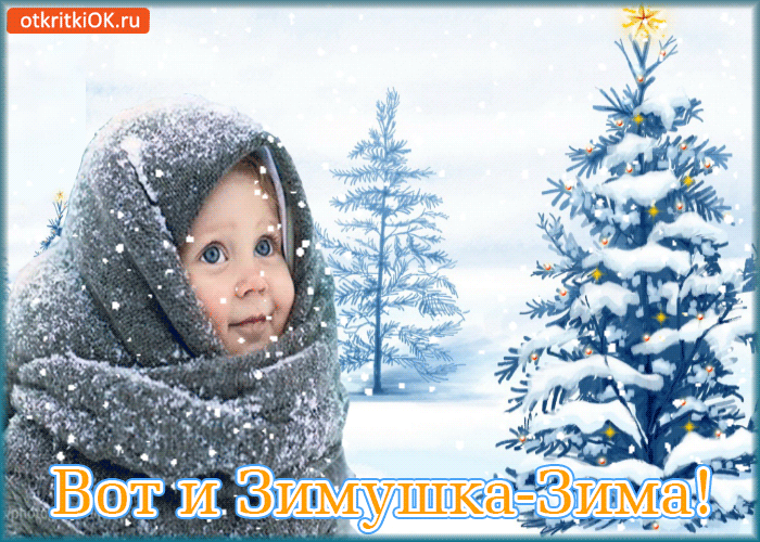 Открытка вот и зимушка-зима!