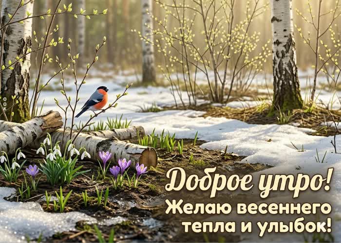 Postcard хорошего весеннего утра! пусть всё сегодня складывается легко и удачно.