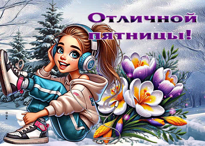Postcard завораживающая открытка отличной пятницы