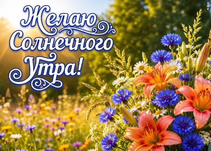 Postcard желаю солнечного утречка