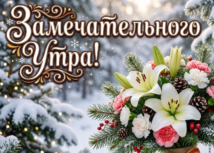 Picture желаю тебе замечательного зимнего утра