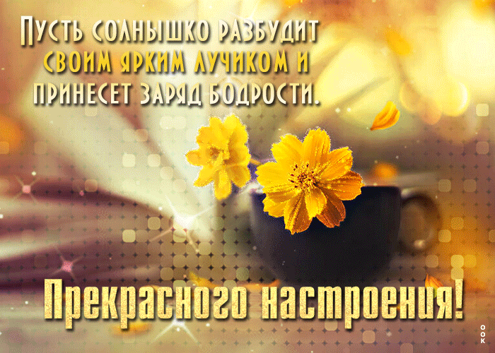 Открытка желаю солнечного настроения