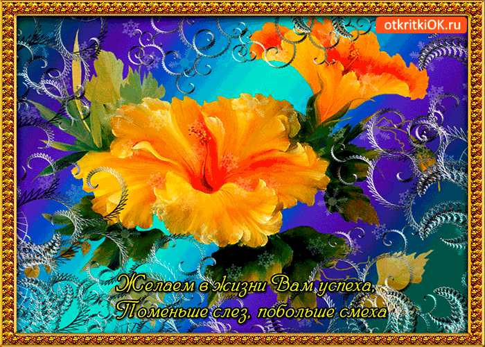 Открытка желаю в жизни вам успеха