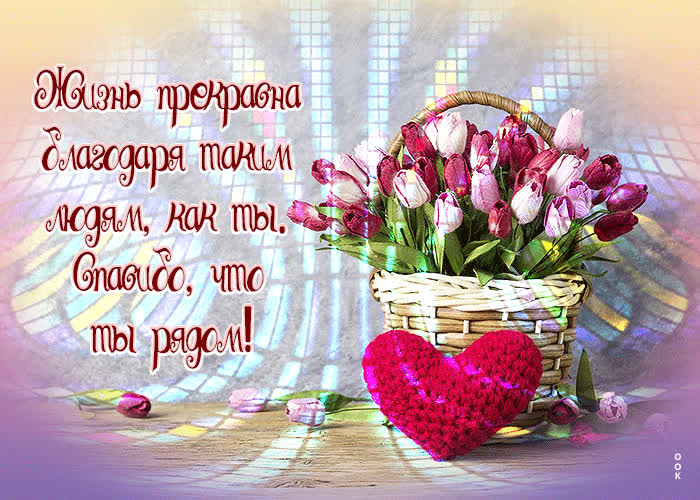 Picture жизнь прекрасна благодаря таким людям, как ты