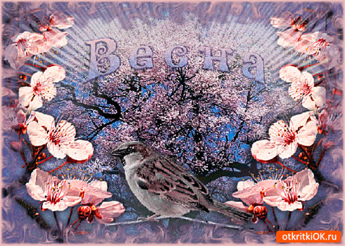 Картинка звук весны прекрасный